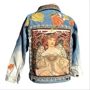 Embellished Denim Jeans Jacket
